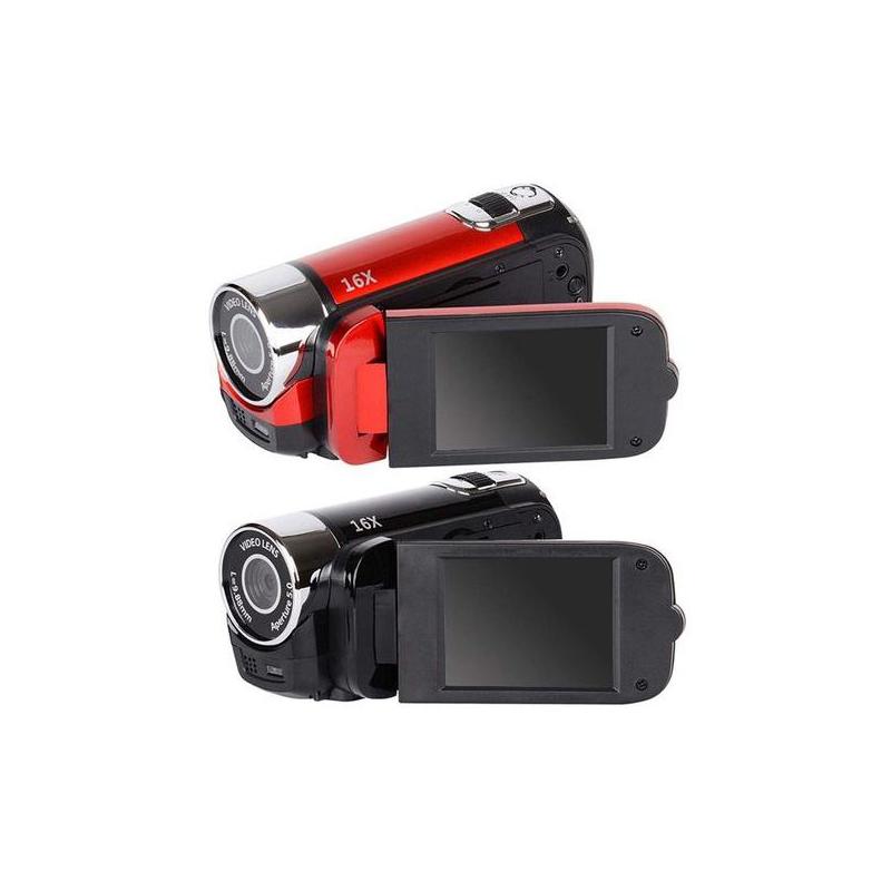 Máy Quay Video C100 HD 2.7Inch Zoom 16X Cho Trẻ Em Màu: Đỏ