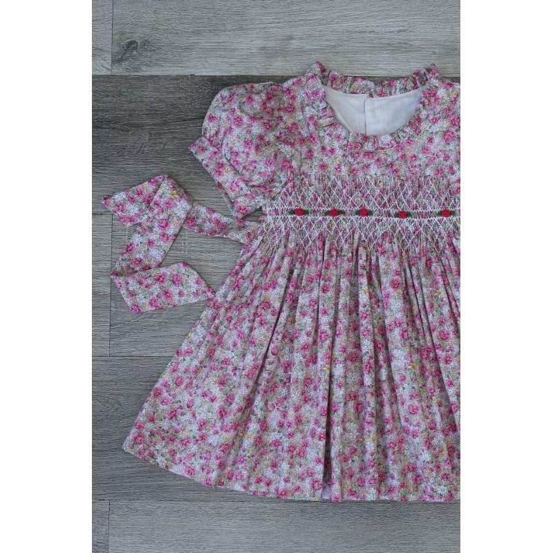 ĐẦM SMOCK HOA NHÍ