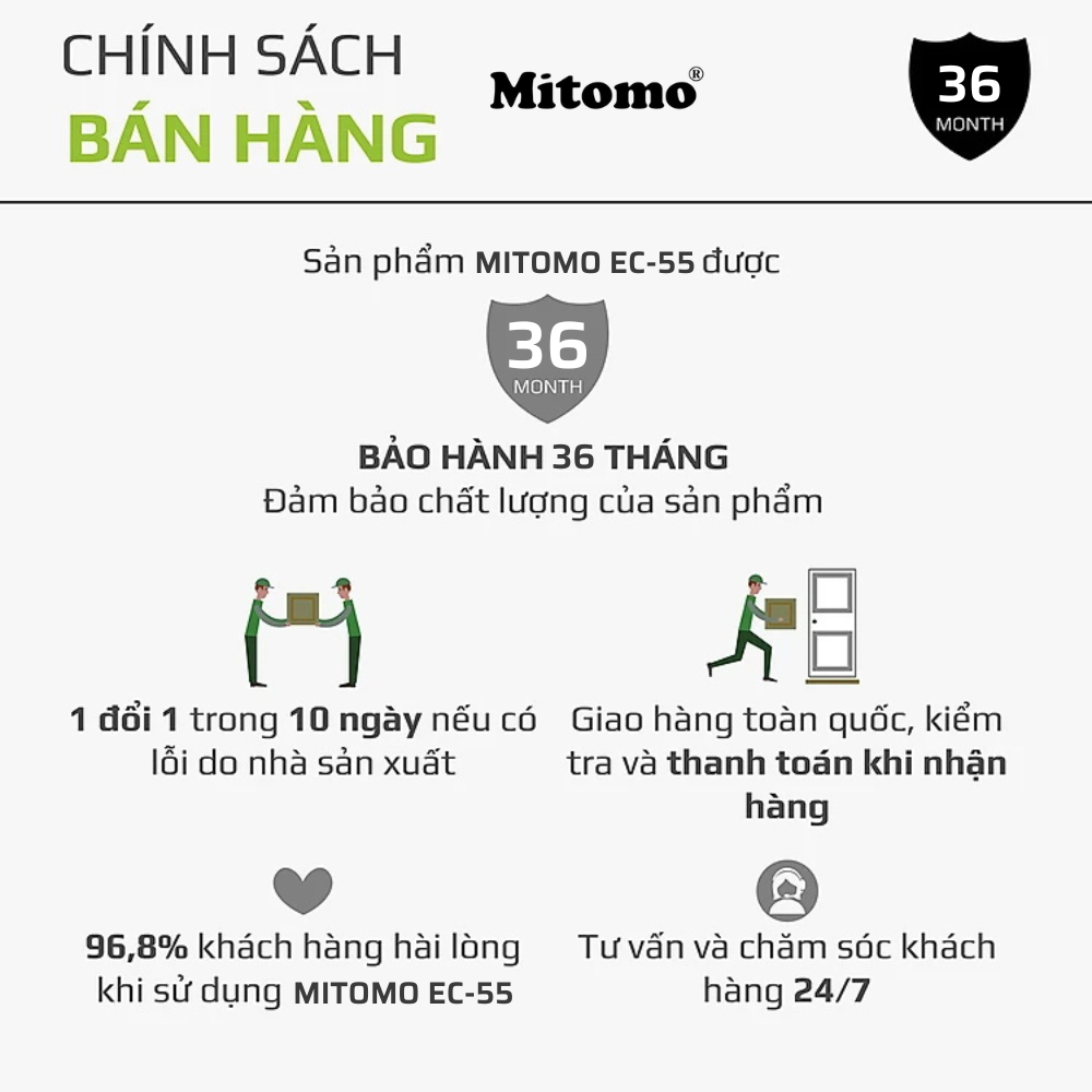Máy ép trái cây, máy ép hoa quả Mitomo EC-55 hàng chính hãng