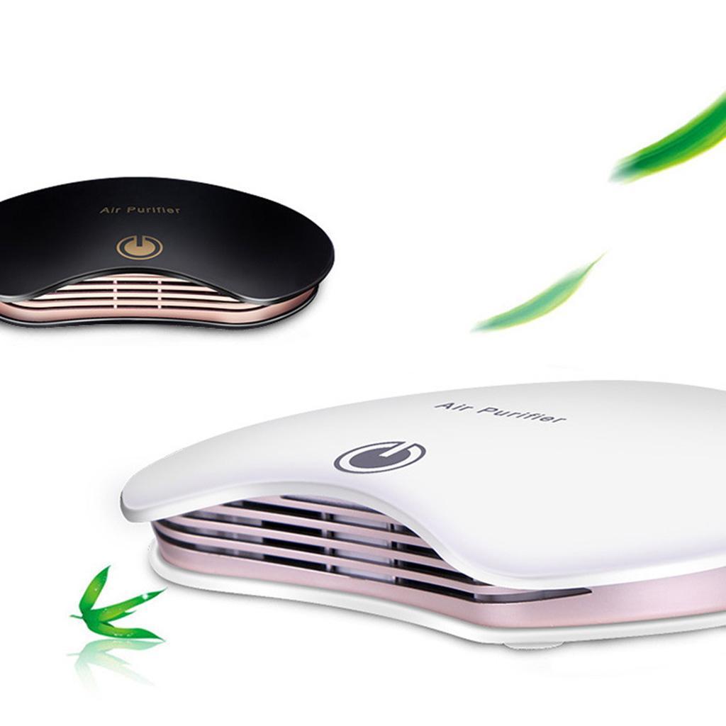 Black Car Air Purifier, Portable & Quiet Air Cleaner, Eliminates Dust, Smoke, Mold, Germs, Odor Cleaner, for Car