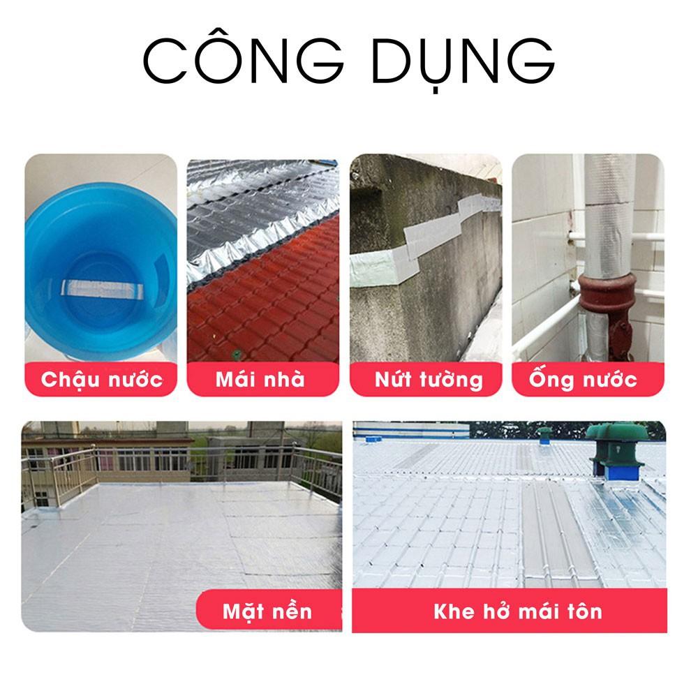 Băng Keo Dán Đa Năng Siêu Dính Chống Thấm, Dột Trần Nhà, Mái Tôn... dài 5m WONTER