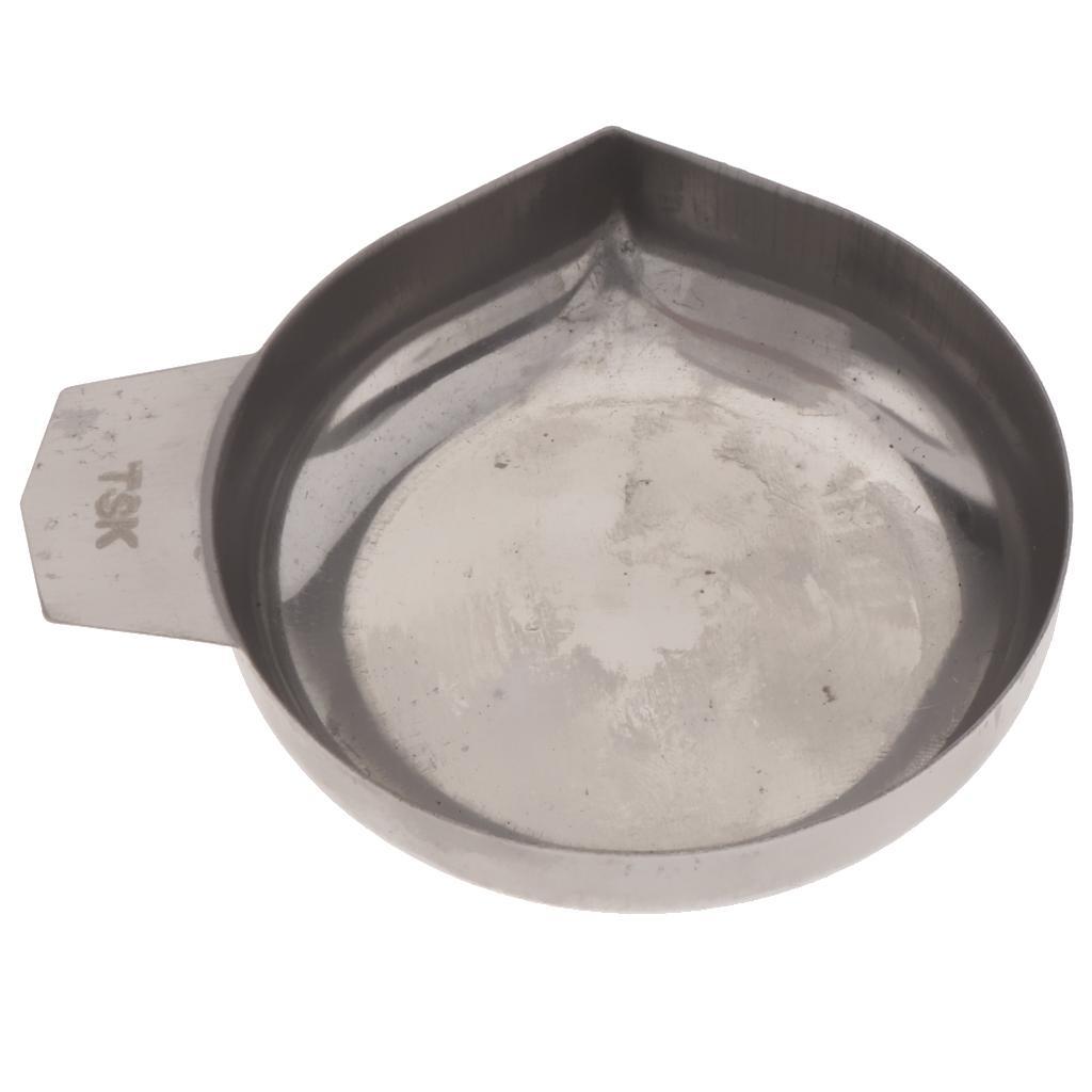 Stainless Steel Weighing Cup Gem Scale Pan Holder Dish Bowl Jewelry Tool