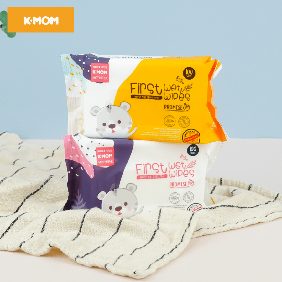 Combo 3 Khăn Ướt K-mom KM13110 - Mẫu Ngẫu Nhiên