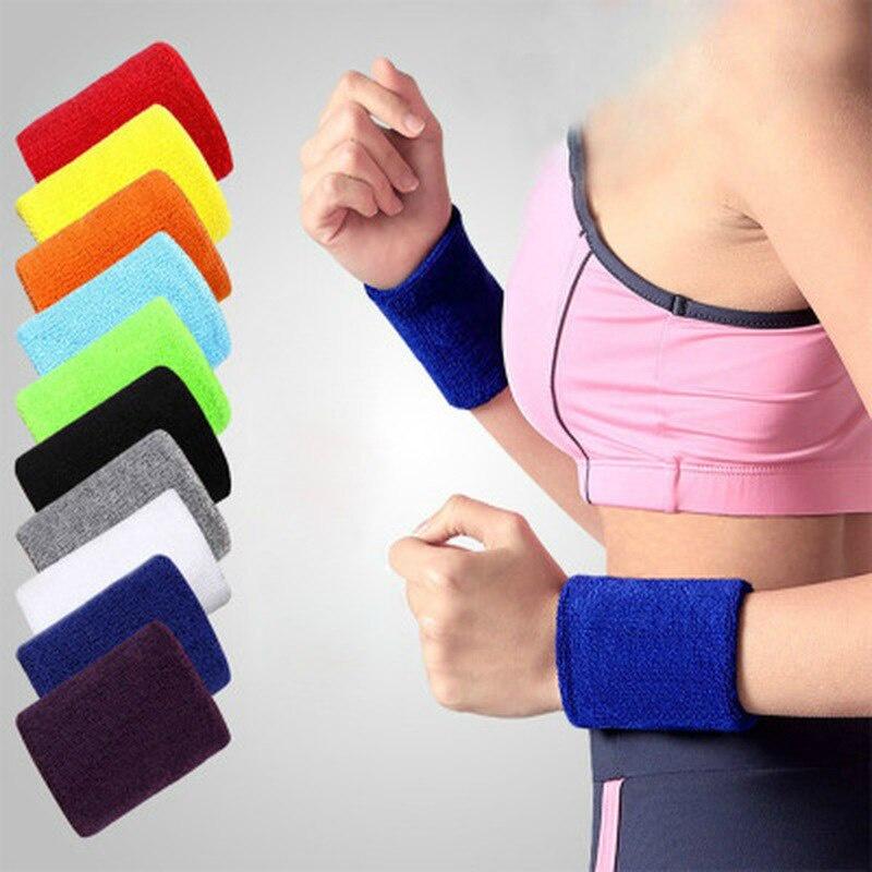 2020 1PCS Sport Wristband Brace Wrap Bandage Gym Strap Running Sport Safety Wrist Support Padel Pulseira Badminton Wrist Band