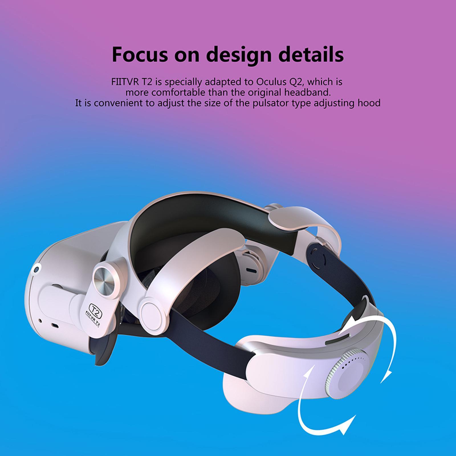 Head Strap Reduce Head Pressure Replacement Removable for Quest 2 Adults