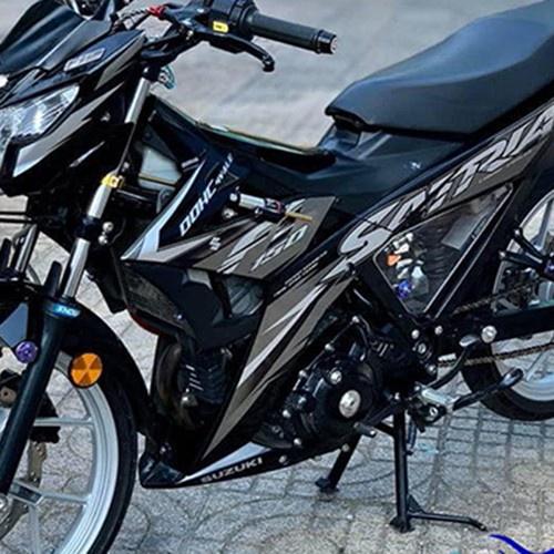 Ốp sườn mica trong suốt cho Raider,