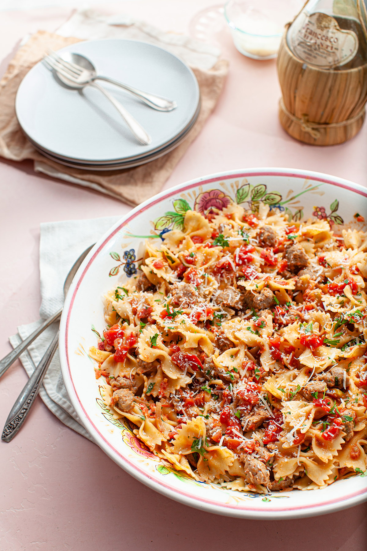 Nui Hình Nơ Colavita Bronze Die Cut Farfalle Pasta Nhập Khẩu Từ Ý