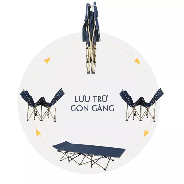 Giường xếp văn phòng ngủ trưa gấp gọn 67x180cm - giường ngủ trưa văn phòng gấp gọn