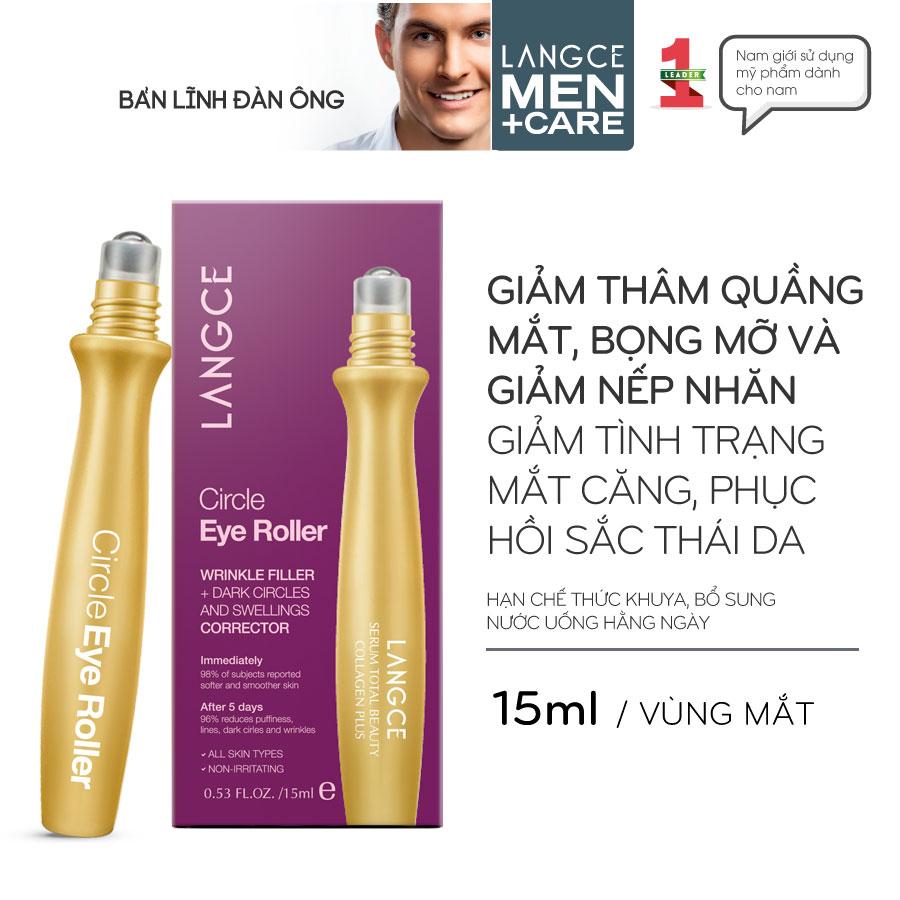 TOTAL BEAUTY SERUM COLLAGEN+ THANH LĂN MẮT 4D TINH CHẤT LÀM ĐẸP DA 15ml LANGCE DÀNH CHO NAM