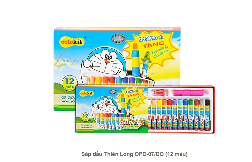 Sáp dầu Thiên Long OPC-07/DO (12 màu)