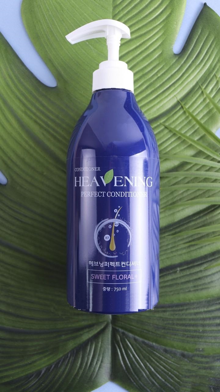 Combo 02 chai Dầu Xả chăm sóc tóc cao cấp Heavening Perfect TẶNG KÈM Hộp & Túi đựng