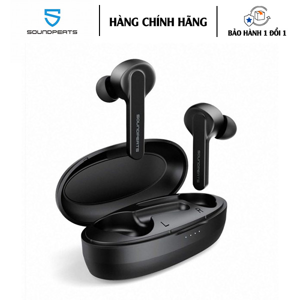 Tai Nghe Bluetooth Earbuds SoundPeats TrueCapsule có thiết kế công thái học và 3 kích thước của eartip mang lại sự vừa vặn thoải mái và cực kỳ chắc chắn - Hàng Chính Hãng