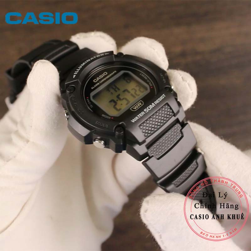 Đồng Hồ Đeo Tay Casio Nam W-219H-1AVDF Chính Hãng