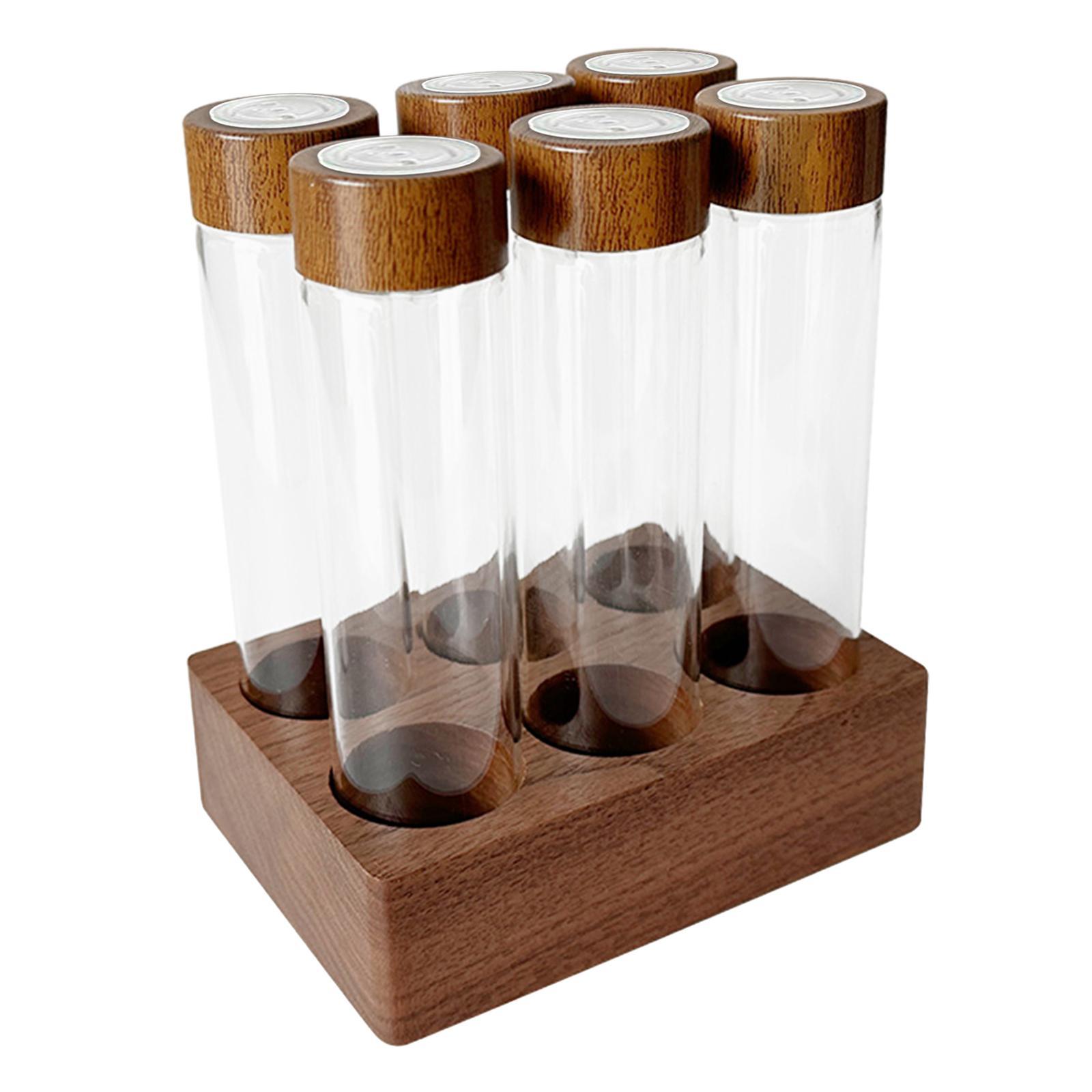 Coffee Bean Jar Single Dosing Coffee Bean Storage Tubes for Retail Coffee Shop