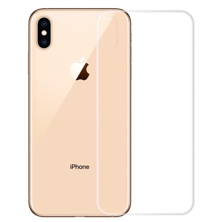Kính cường lực lưng dành cho điện thoại iphone X, Xs, XS Max trông suốt