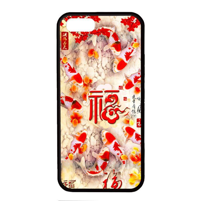 Ốp lưng dành cho điện thoại Iphone 5/5s Cá Koi 2