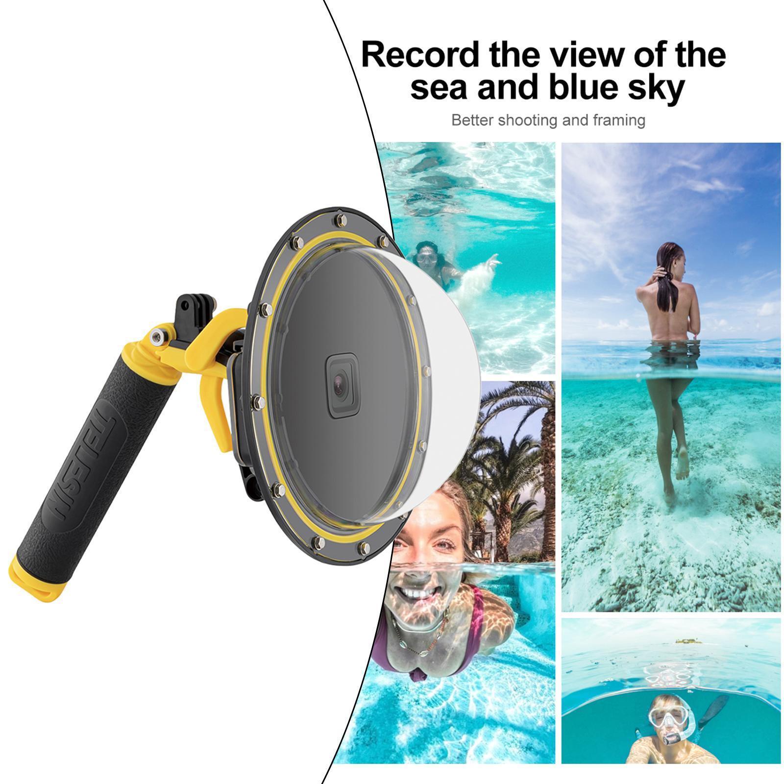 Dome Port for for Diving Underwater Camera Cover  Clasp  30m