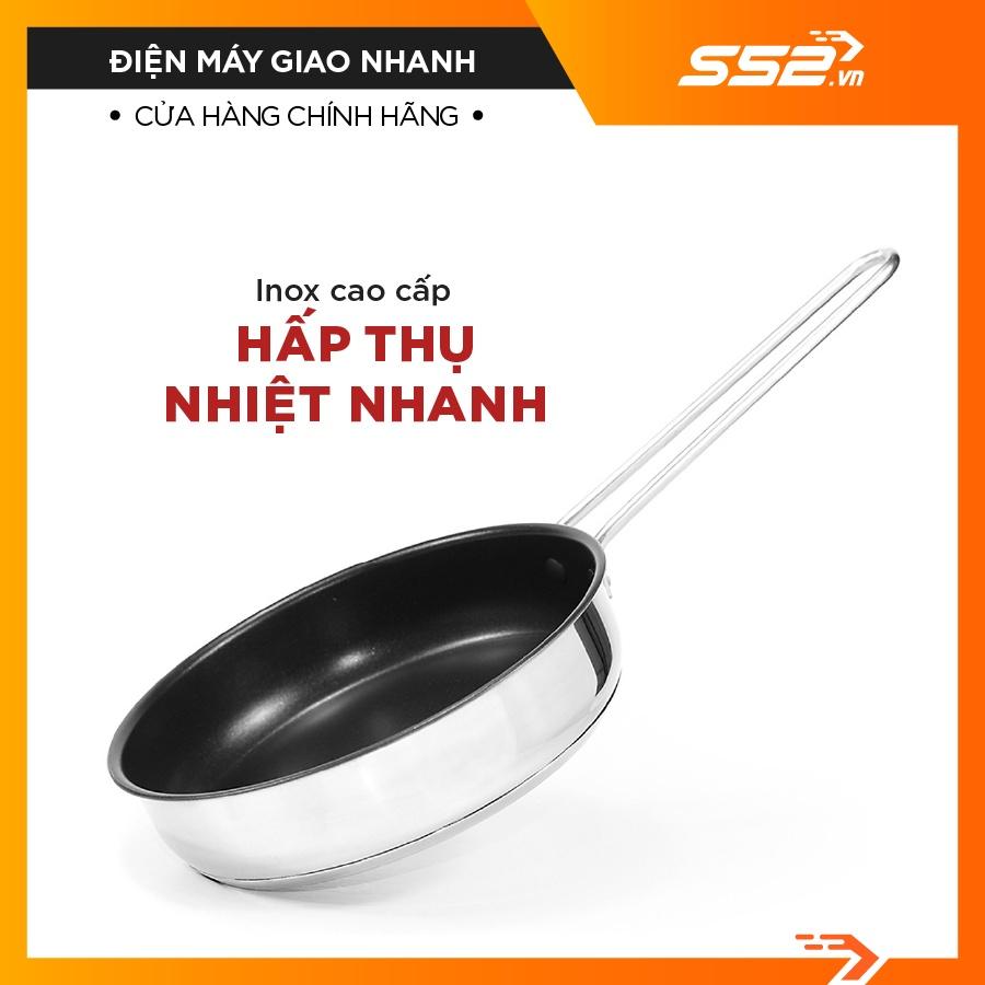 Chảo inox chống dính Goldsun GPA1401-18IH-Hàng Chính Hãng