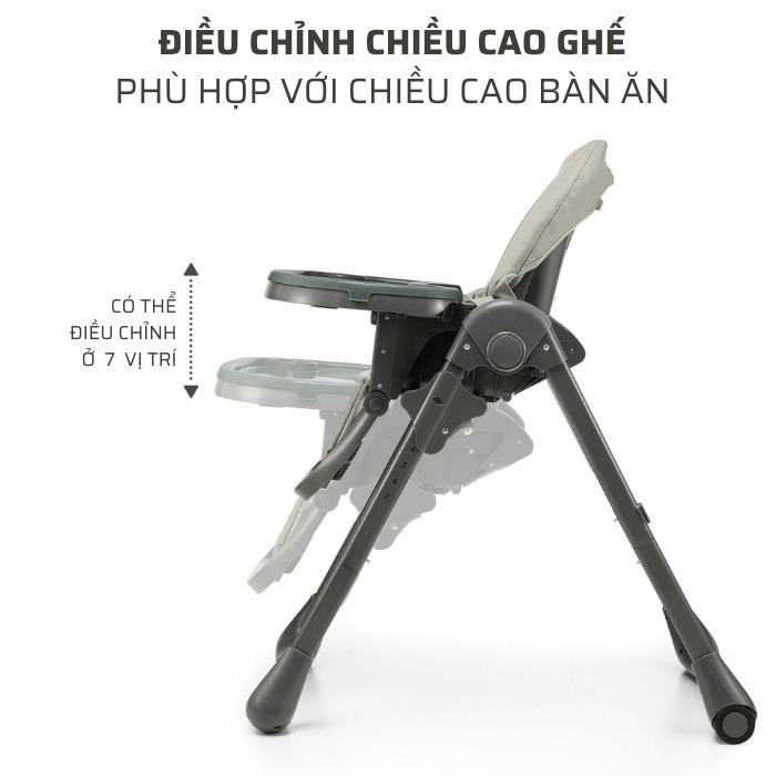 GHẾ ĂN TUMMIE KINDERKRAFT DÀNH CHO BÉ TỪ 0 THÁNG ĐẾN 15KG - HÀNG CHÍNH HÃNG