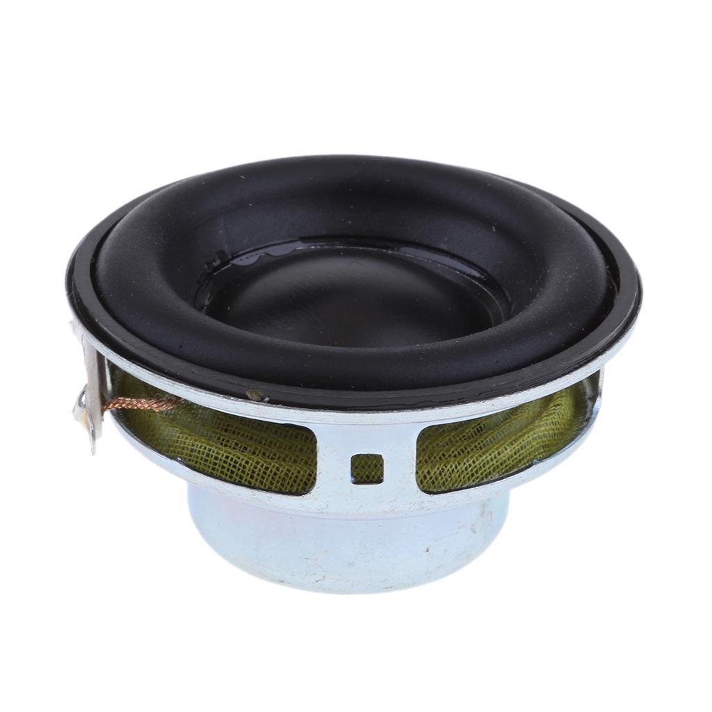 2 Packs 40mm 5W Full Range Audio  Speaker 4Ohm Clear Sound 16 Coil for