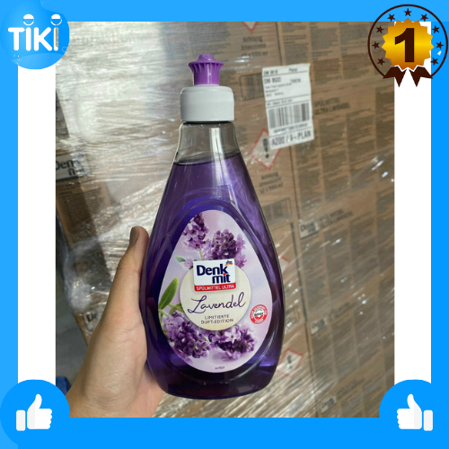 [Nhập khẩu Đức] Nước rửa bát Denkmit 500ml hương Lavendel phiên bản mới nhất của denkmit, cho bát đĩa sạch dầu mỡ, mùi hương nhẹ nhàng, an toàn da tay.