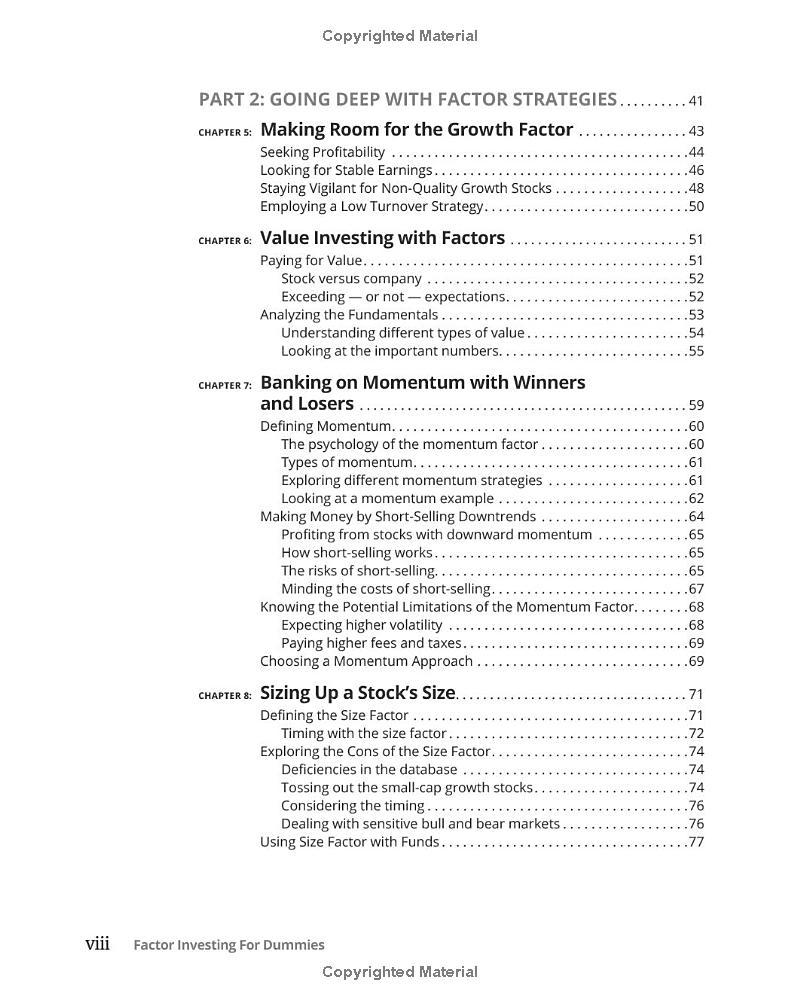 Sách ngoại văn: Factor Investing For Dummies