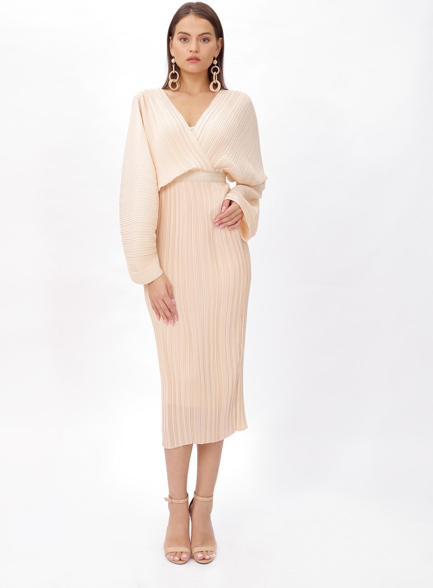 V-nech maxi Dress