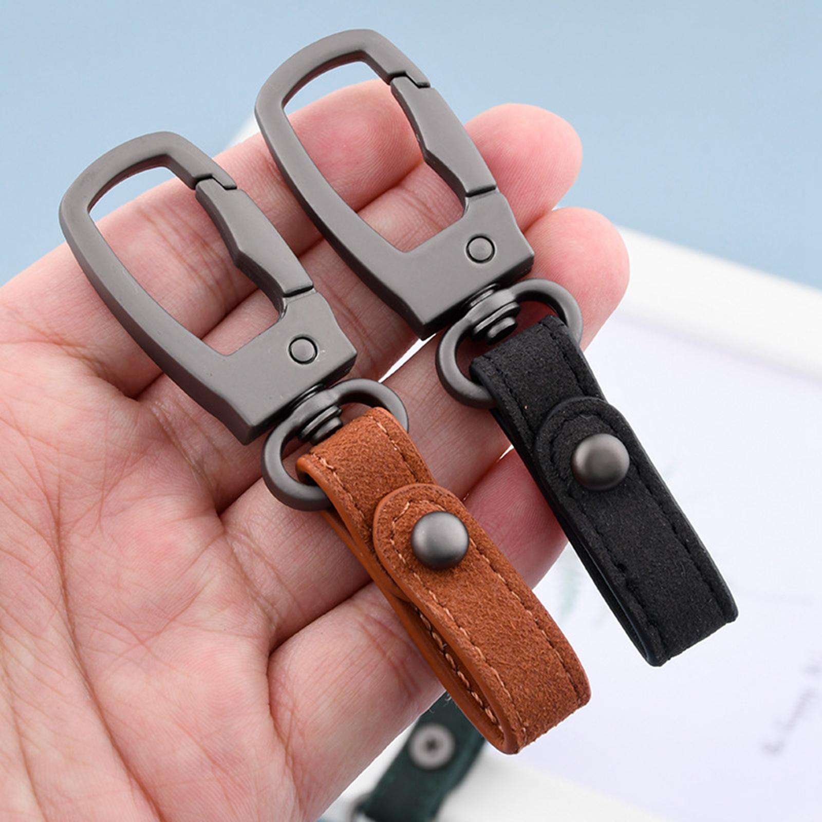 2xHeavy Duty Car Keychain Clip for Colleagues Friends Valentine'S Day Gifts Black