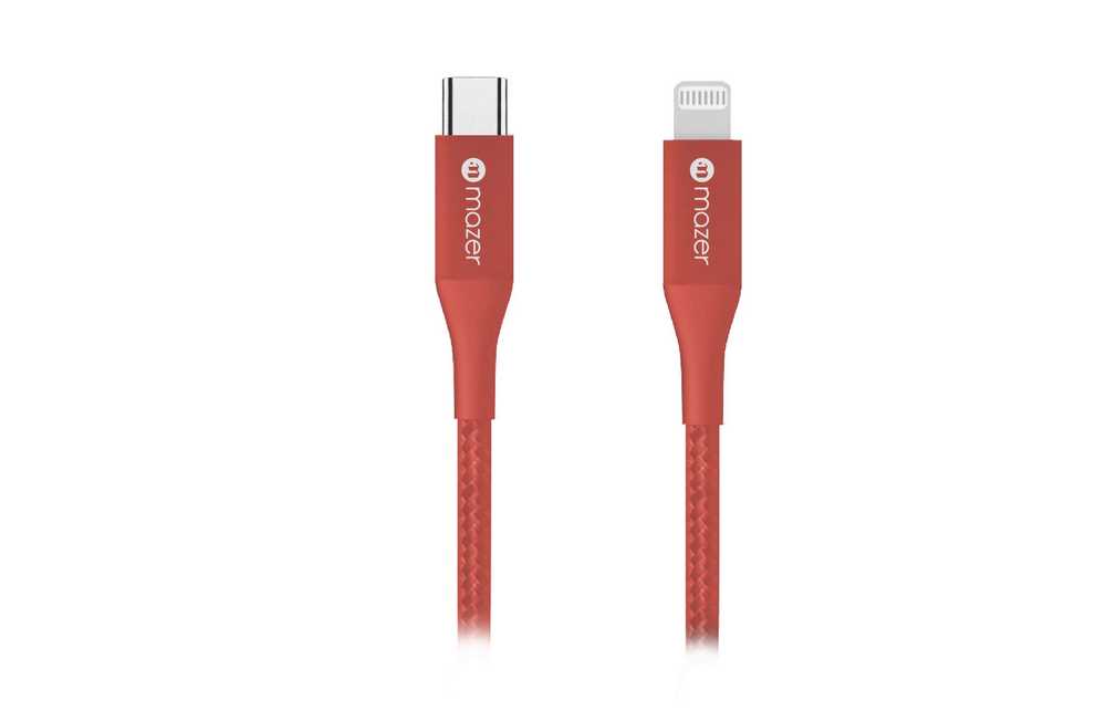 Dây Cáp Mazer ALU.DURA.TEK USB-C to C Cable 3.1A (1.2m) - hàng chính hãng