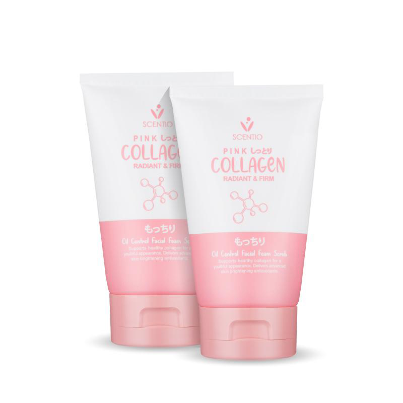 Sữa Rửa Mặt Kiểm Soát Nhờn Scentio Pink Collagen 100ml