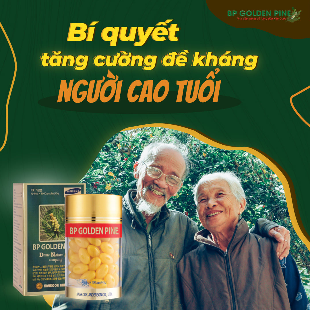 Thực phẩm chức năng Tinh dầu thông đỏ BP Golden Pine - Hộp 100 viên