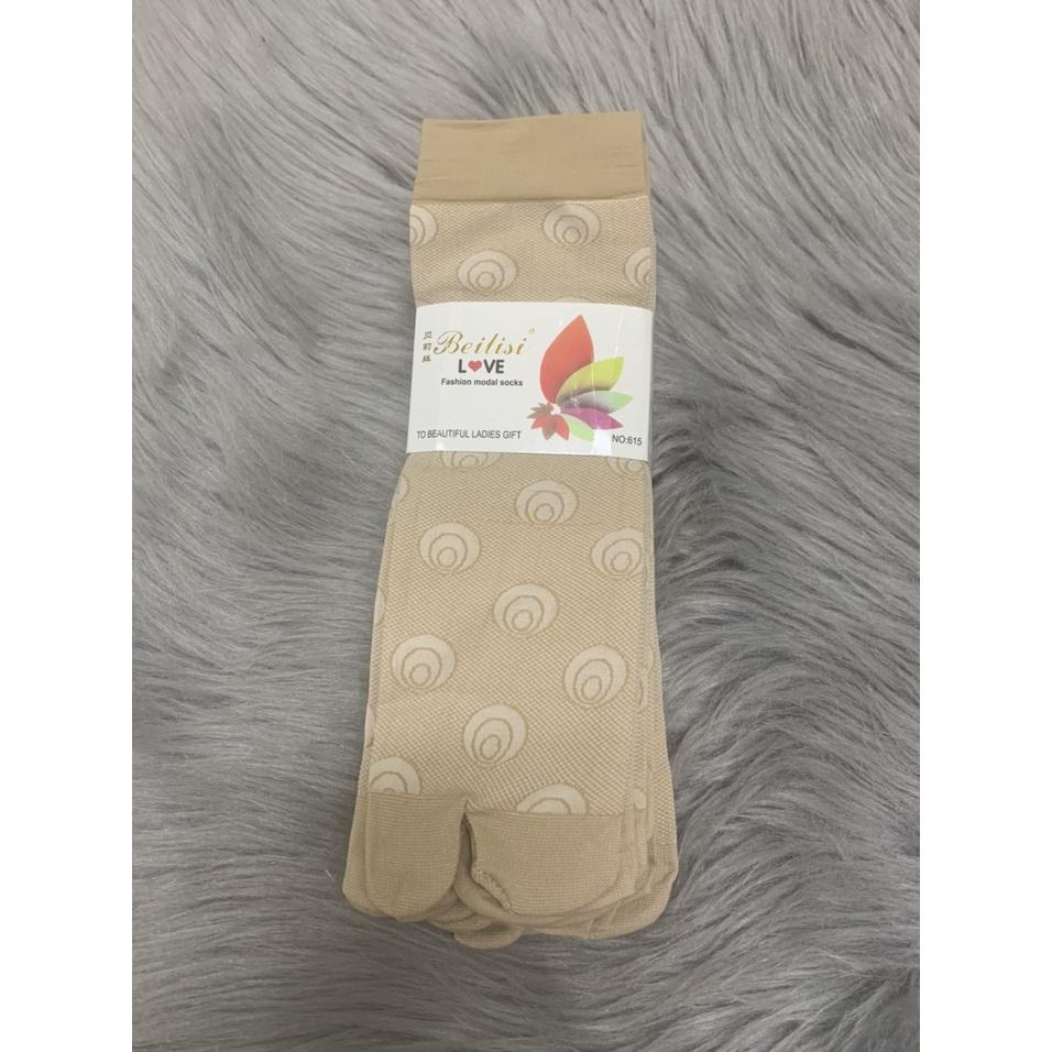 Combo 5 và 10 đôi vớ da , tất da , tất nữ , vớ nữ , cổ nhún , họa tiết bông chìm , thun cotton 100% co giãn tốt