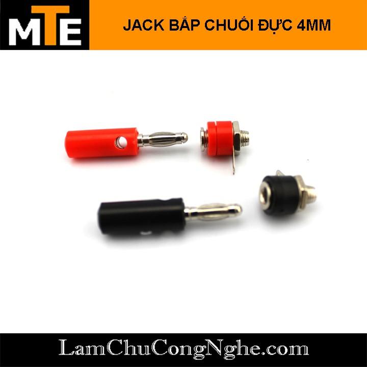 Cặp Jack bắp chuối 910MR 4mm Đực-Cái