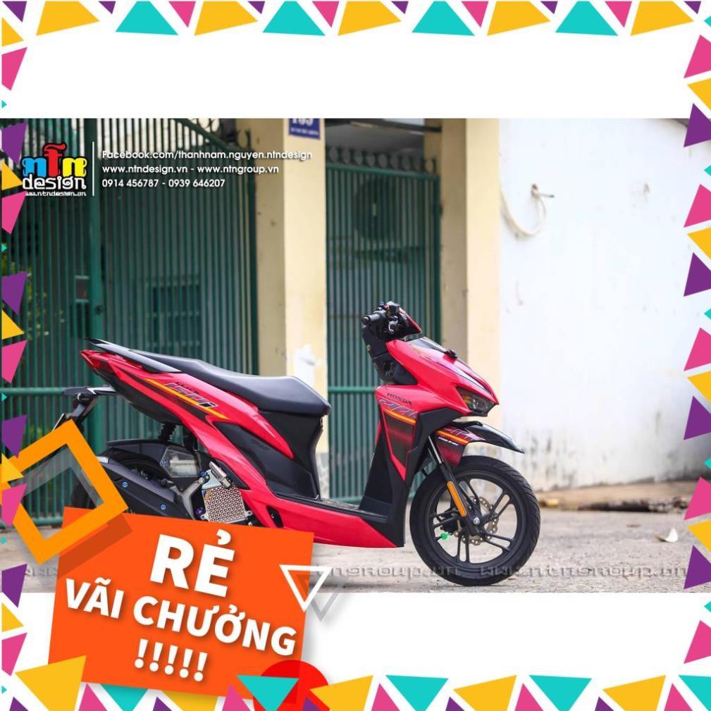 Tem Rời Vario Mẫu Racing Hồng Đen