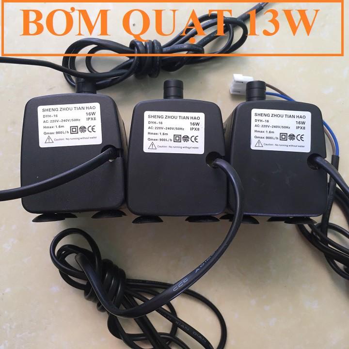 Bơm quạt hơi nước 13W đen - tự ngắt