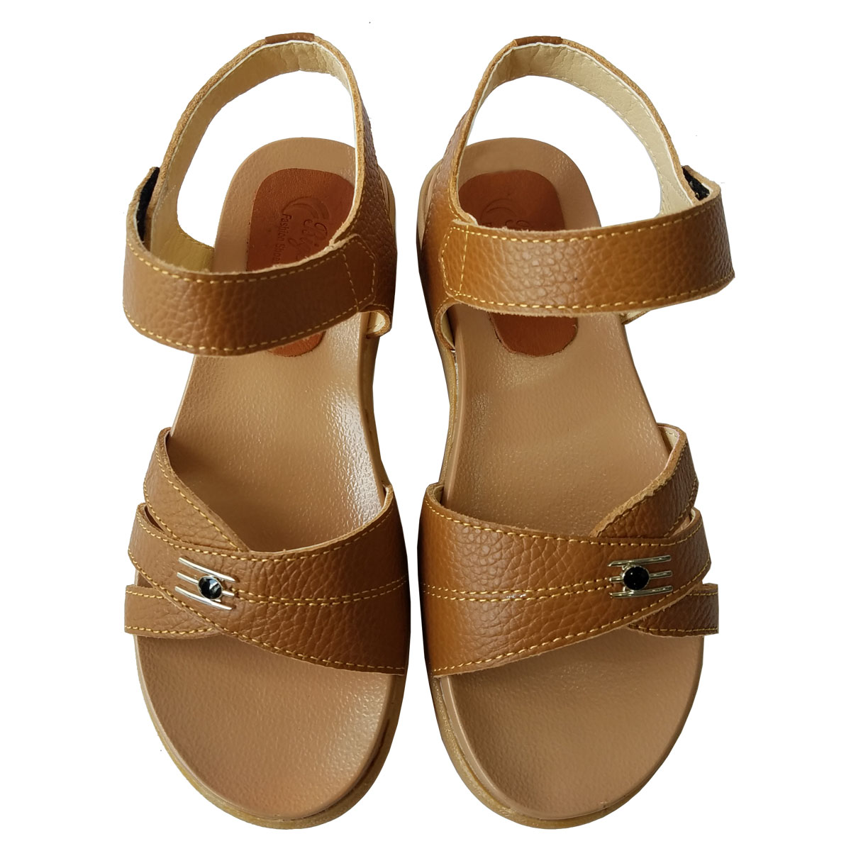 Giày Sandal Nữ BIGGBEN Da Bò Thật SDN06