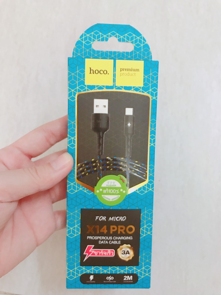 Dây sạc cổng Micro usb HOCO X14 PRO dài 2m - Hàng chính hãng giao màu ngẫu nhiên