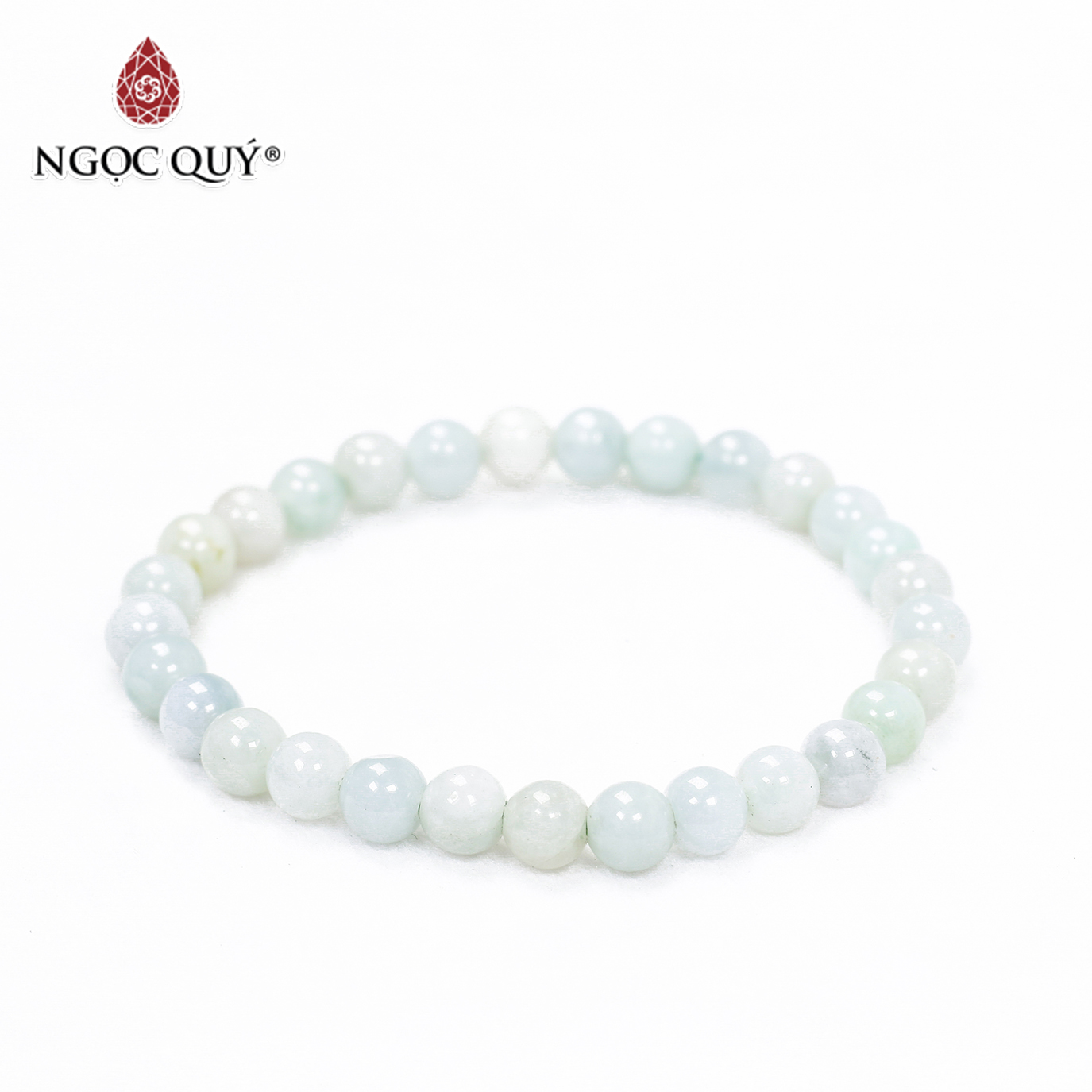 Vòng tay đá cẩm thạch phỉ thúy mệnh hỏa, mộc - Ngọc Quý Gemstones