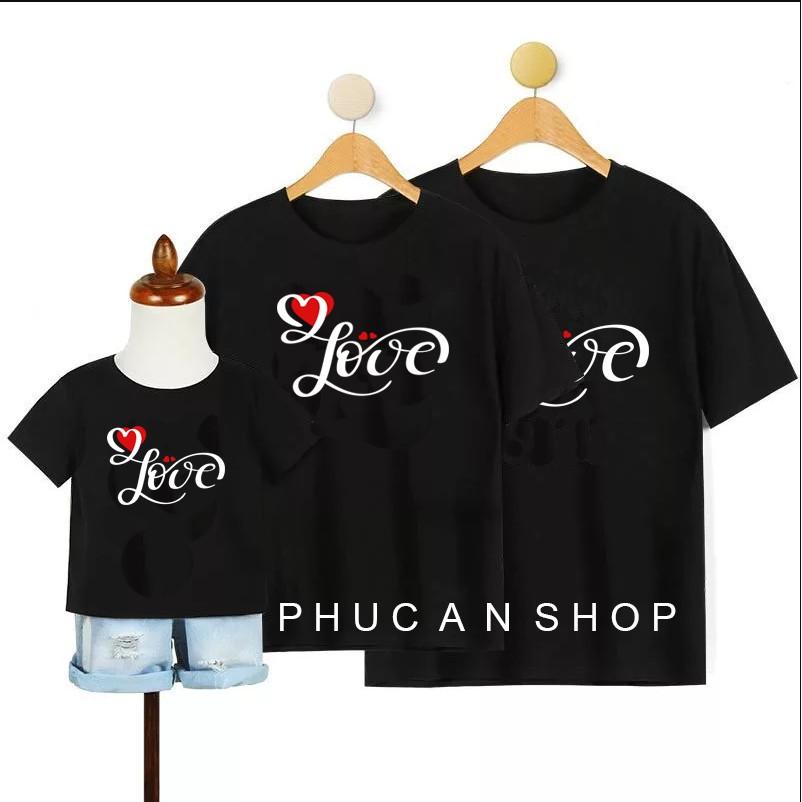 ÁO THUN NHÓM,GIA ĐÌNH - LOVE