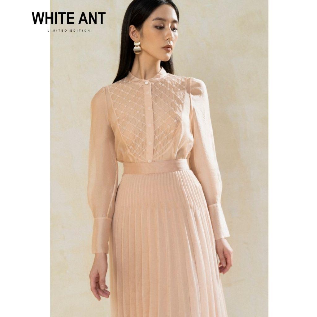 Chân Váy Xếp Ly Nữ WHITE ANT AIRPO SKIRT Dáng Xòe Dài, Chất Liệu Mềm Mại Cao Cấp 110100029.013