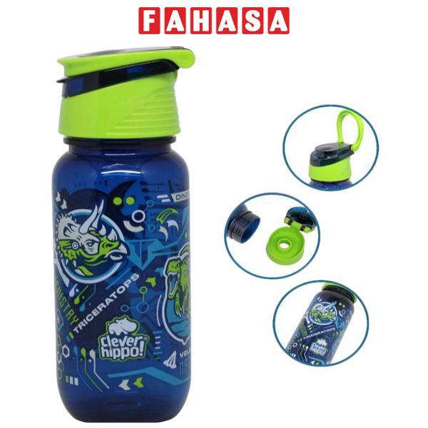 Bình Nước Clever Hippo 450 ml - WB01/NAVY - Màu Xanh Lá