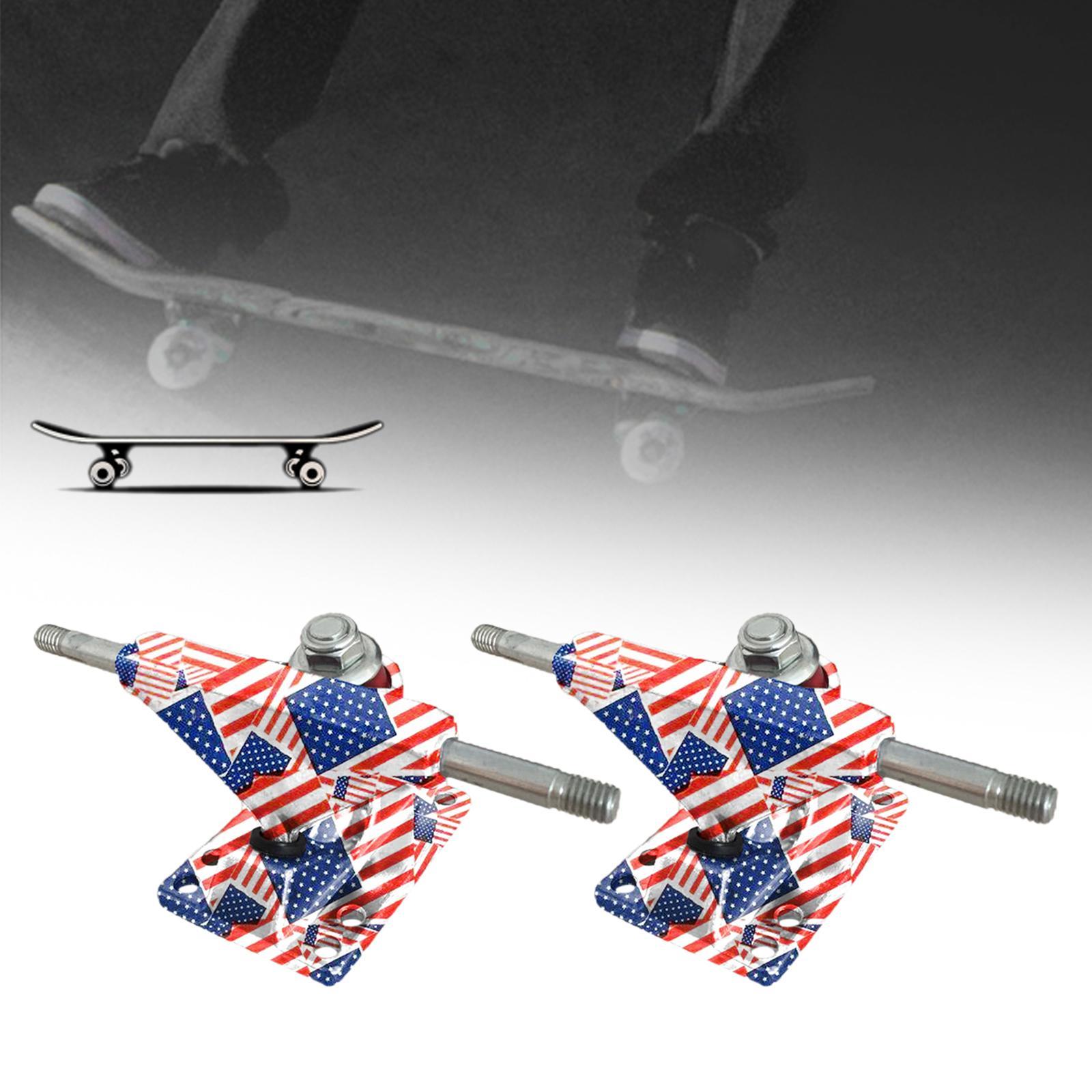 Blesiya 1 Pair Lightweight 3.25 Inch Skateboard Truck Aluminum Trucks