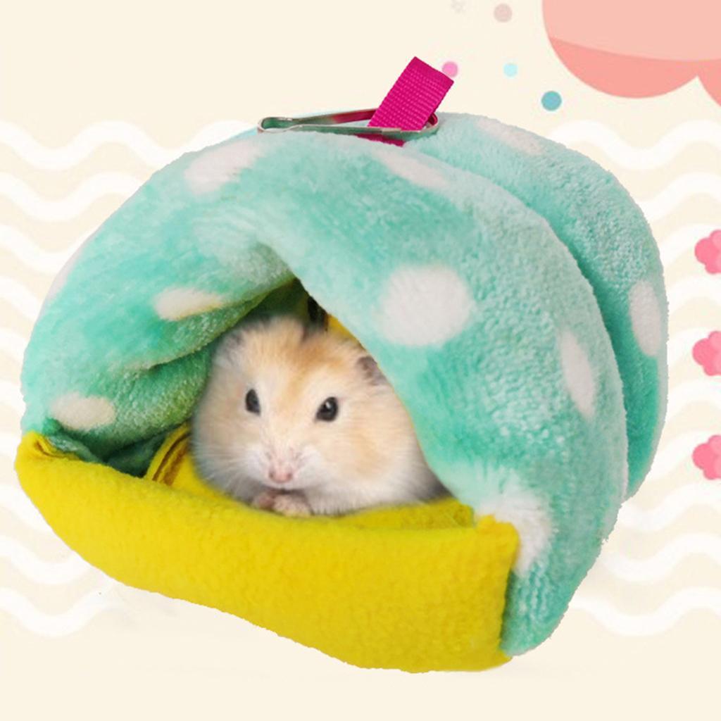2-pack Cozy Guinea-Pigs Hamster Bed House Hammock Hut Tent Hanging Cage Cave