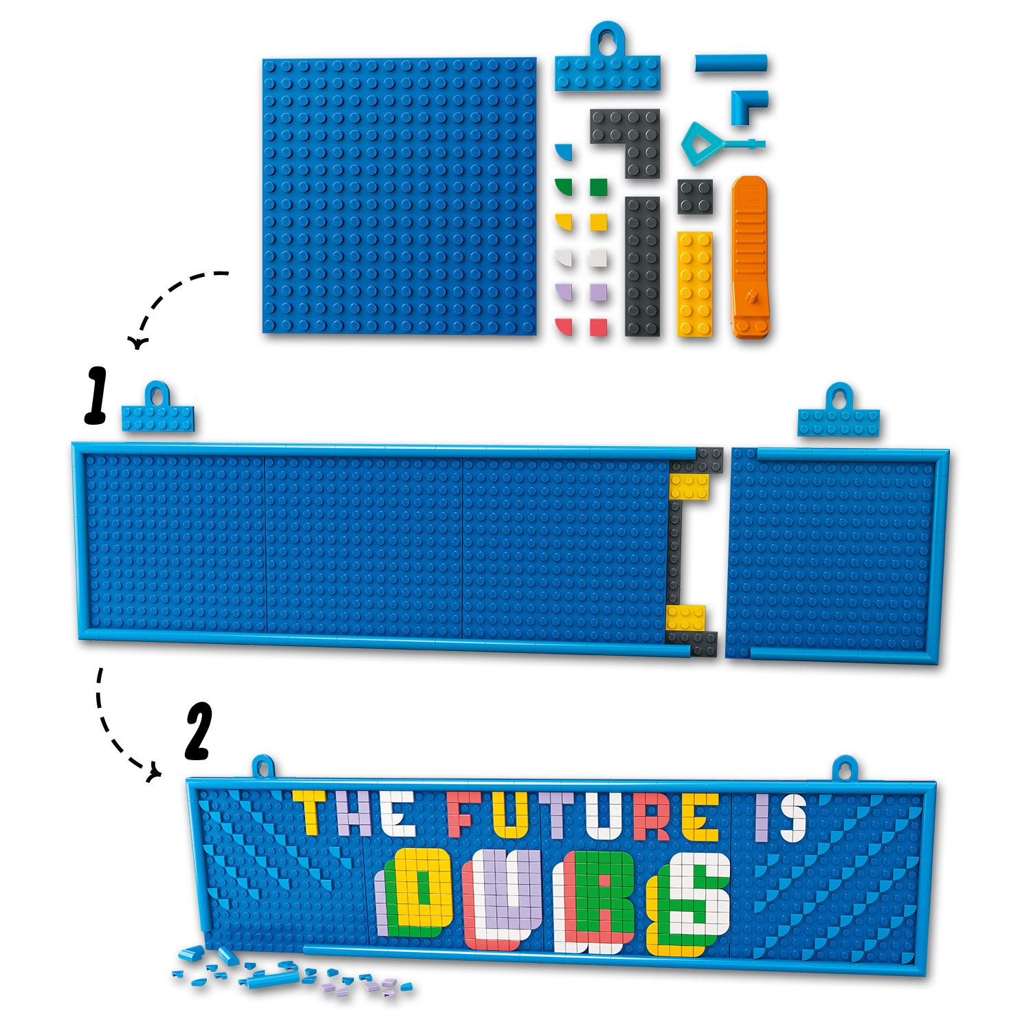 LEGO DOTS 41952 Bảng trang trí nhà cửa DIY (lớn) (943 chi tiết)