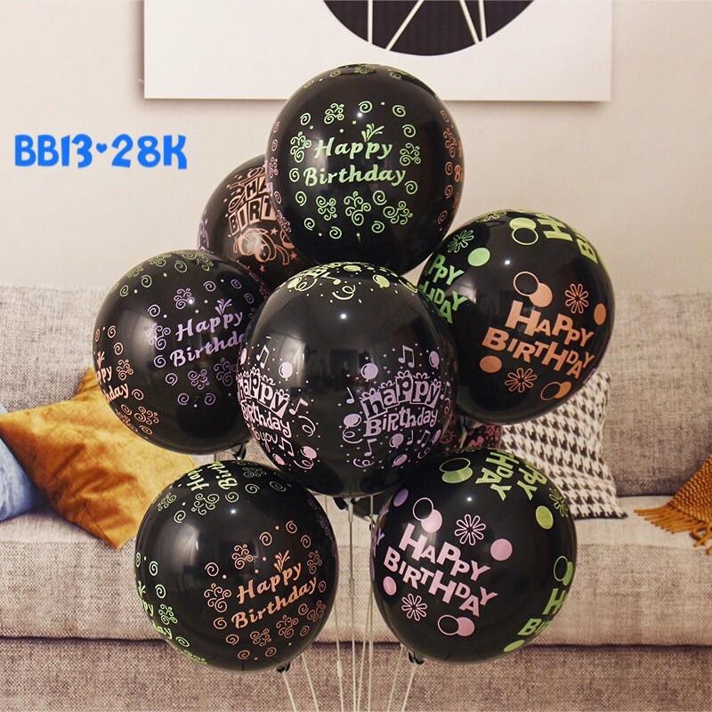 Bong bóng in chữ Happy Birthday