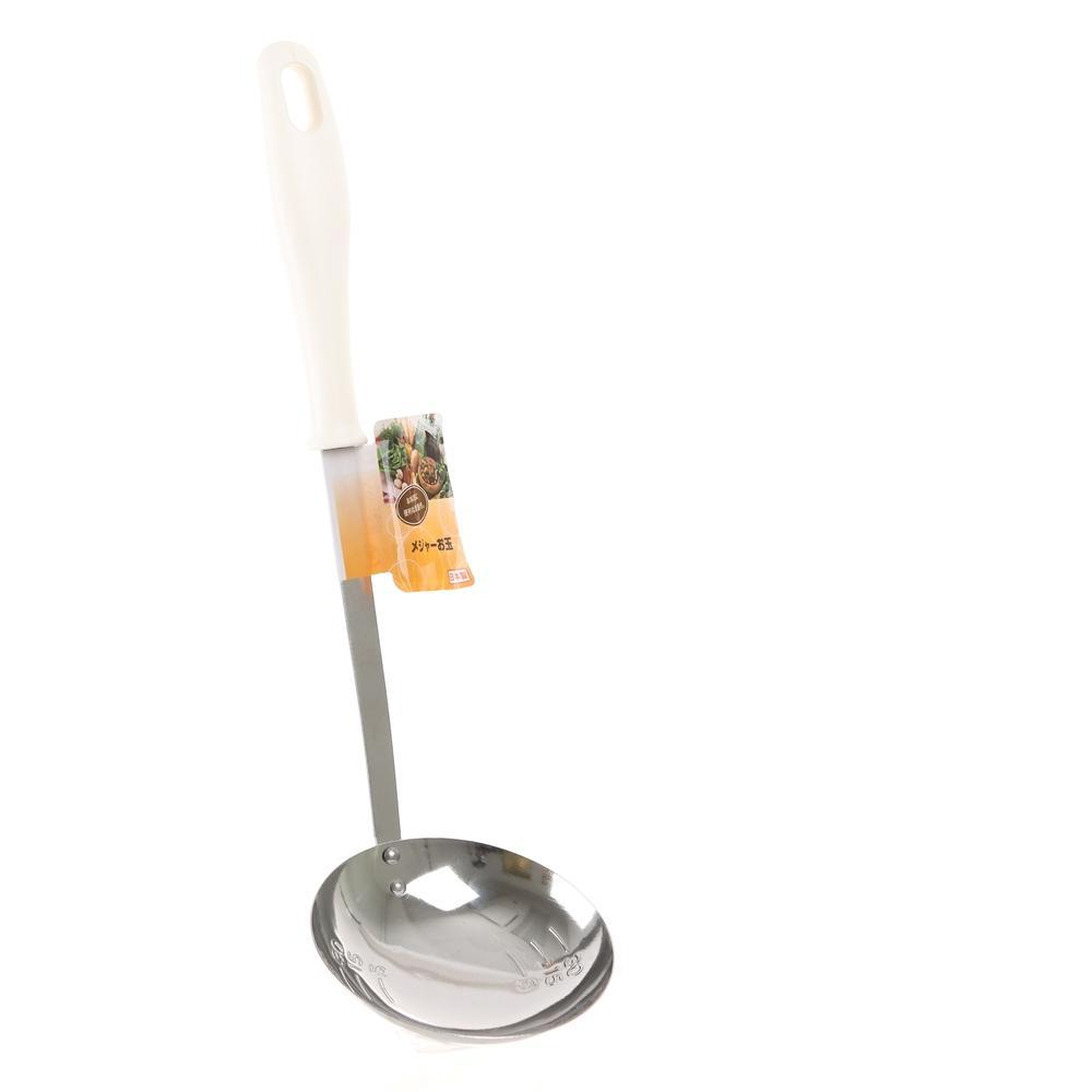 Muôi canh inox có chia vạch 28cm nội địa Nhật