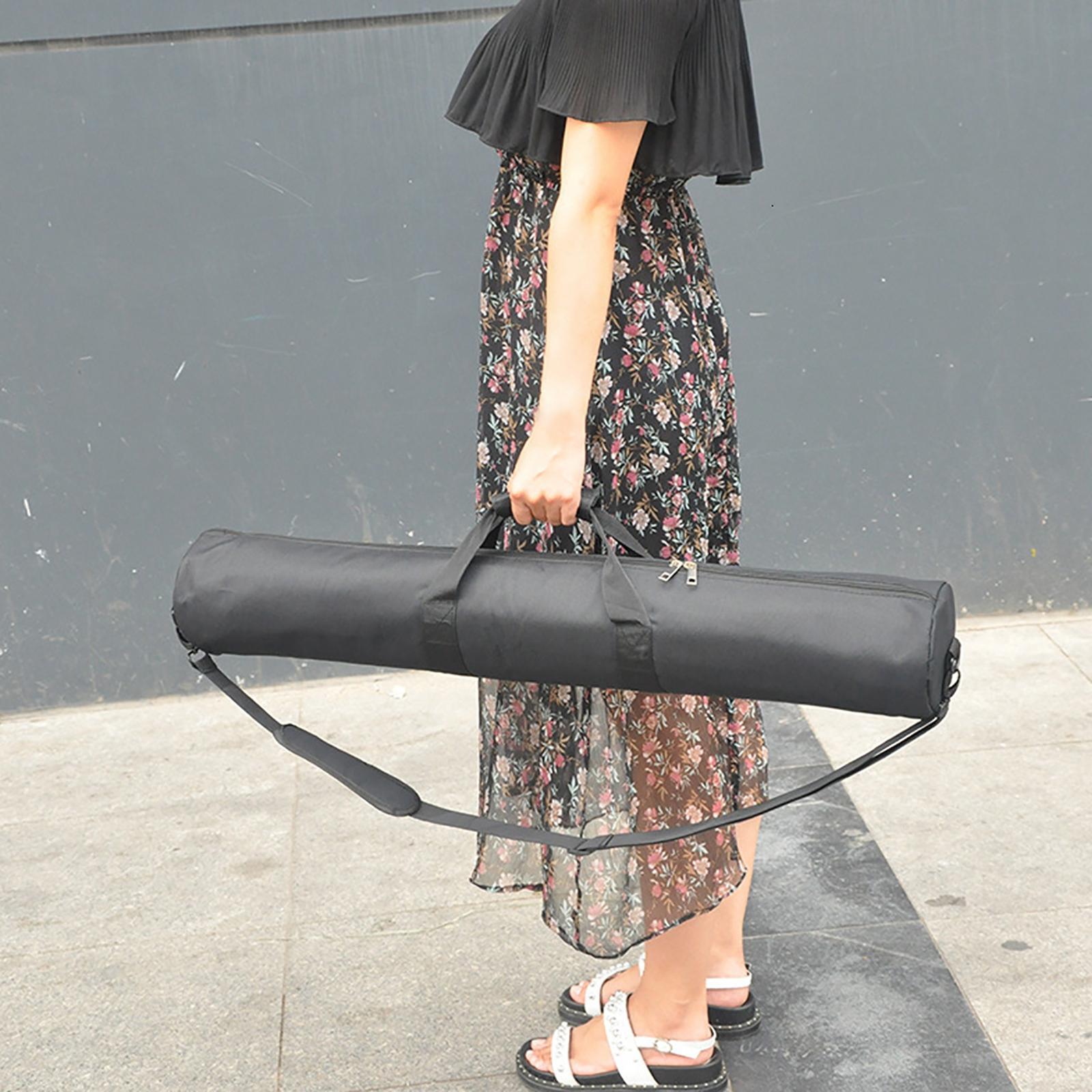 Portable Fishing Rod Reel Bag with Strap Fishing Tackle Bag Traveling Fishing Gears Case