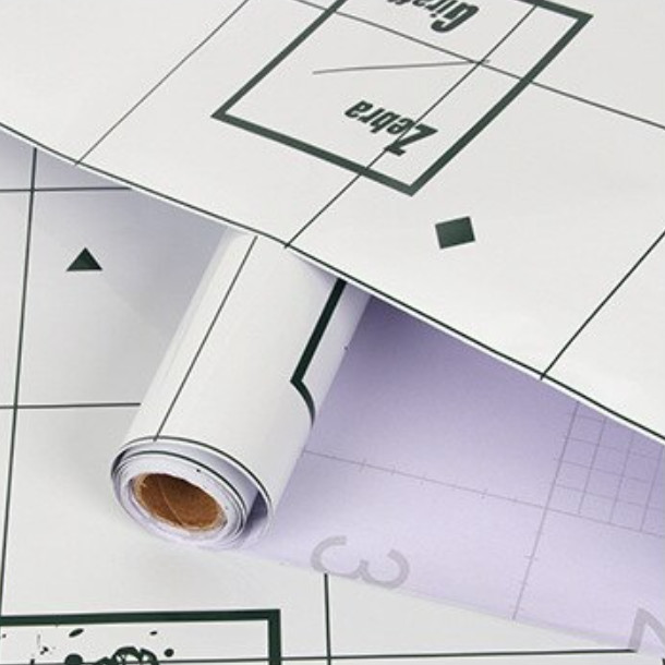 CUỘN 3 mét decal dán bếp tráng nhôm cách nhiệt, khung hình động vật và lá xanh khổ 60cm, có keo sẵn