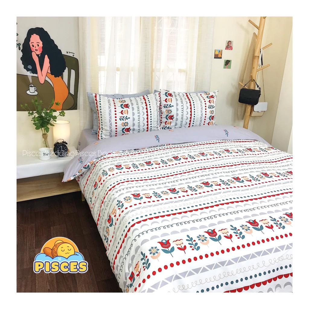 Bộ Chăn Ga Gối Thiết kế Cotton Living Mã : Hoa_020