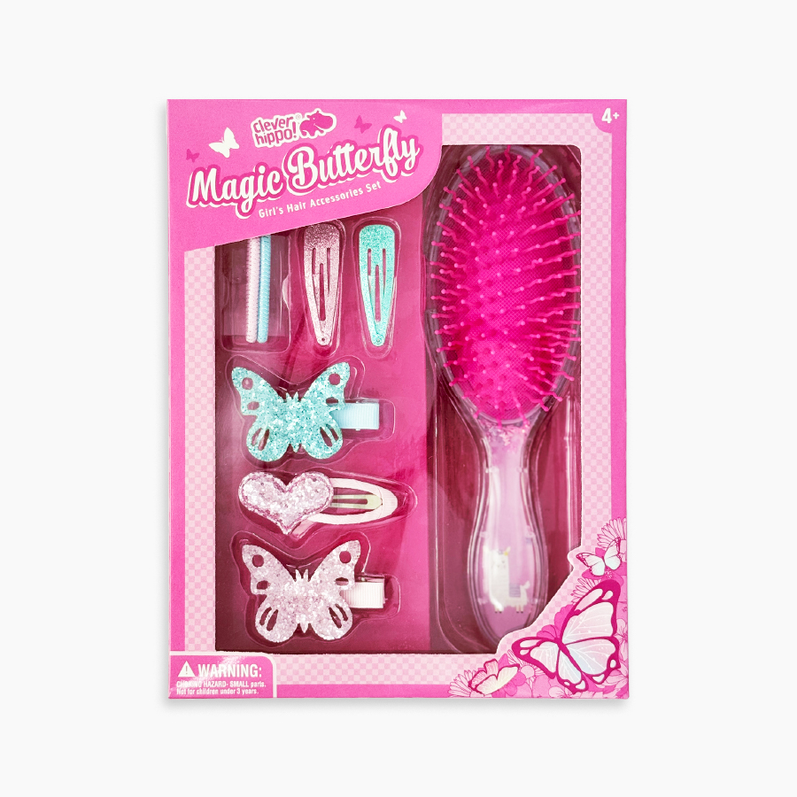 Bộ Phụ Kiện Tóc Magic Butterfly Clever Hippo HAS01/BLUE